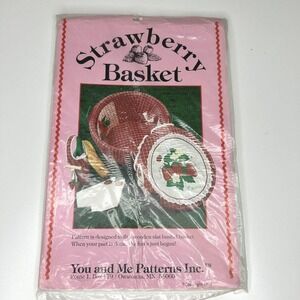 Strawberry Basket‎ Wooden Slat Basket Pattern You and Me Patterns Inc Craft